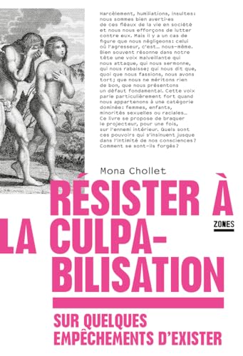 RESISTER A LA CULPABILISATION